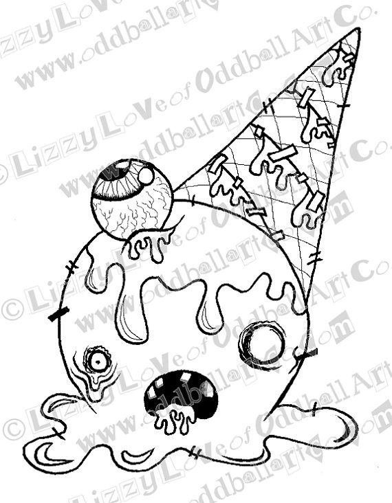 150+ Creepy Gothic Coloring Pages 15