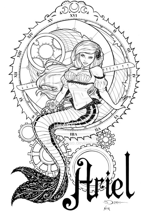 150+ Creepy Gothic Coloring Pages 153