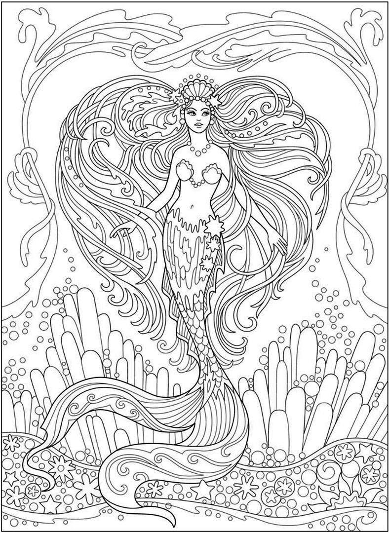 150+ Creepy Gothic Coloring Pages 157