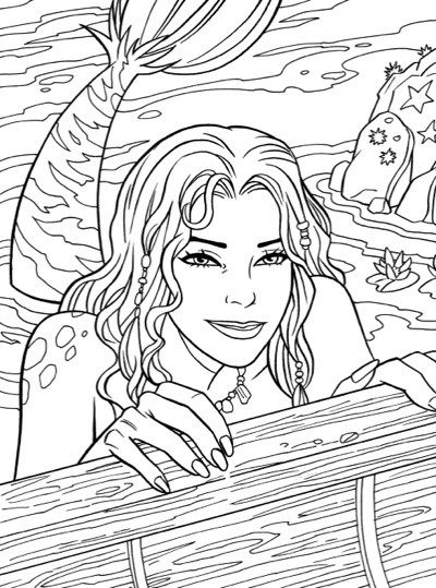 150+ Creepy Gothic Coloring Pages 161