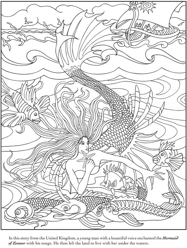 150+ Creepy Gothic Coloring Pages 193