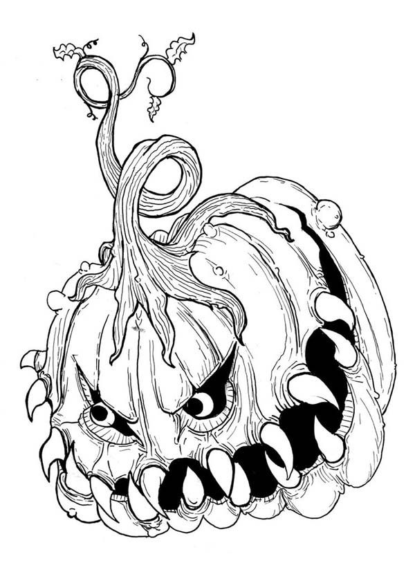 150+ Creepy Gothic Coloring Pages 43