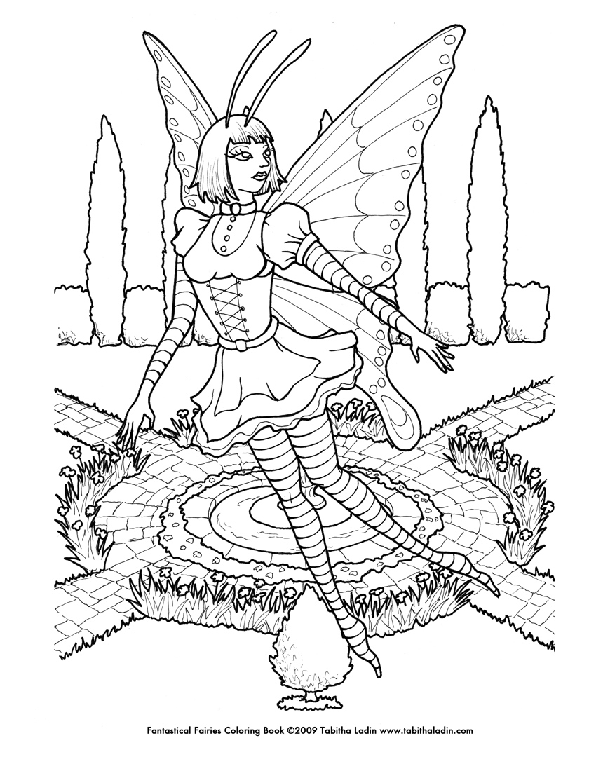 150+ Creepy Gothic Coloring Pages 54