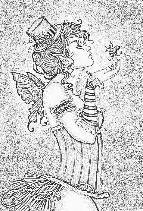 150+ Creepy Gothic Coloring Pages 71