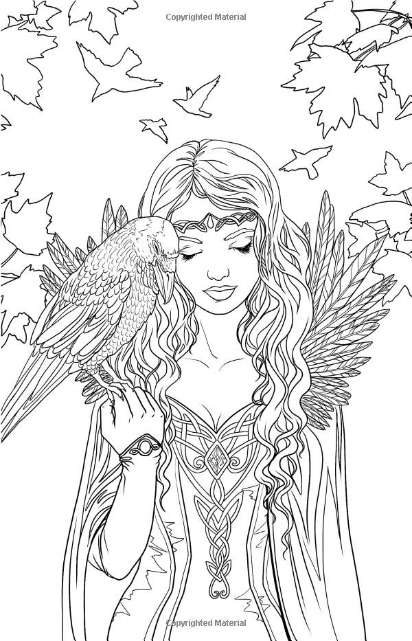 150+ Creepy Gothic Coloring Pages 81