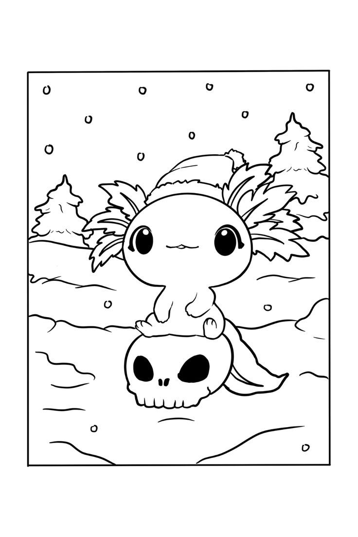 150+ Creepy Gothic Coloring Pages 82