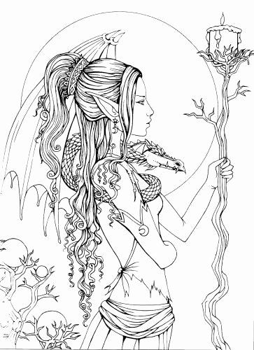 150+ Creepy Gothic Coloring Pages 83