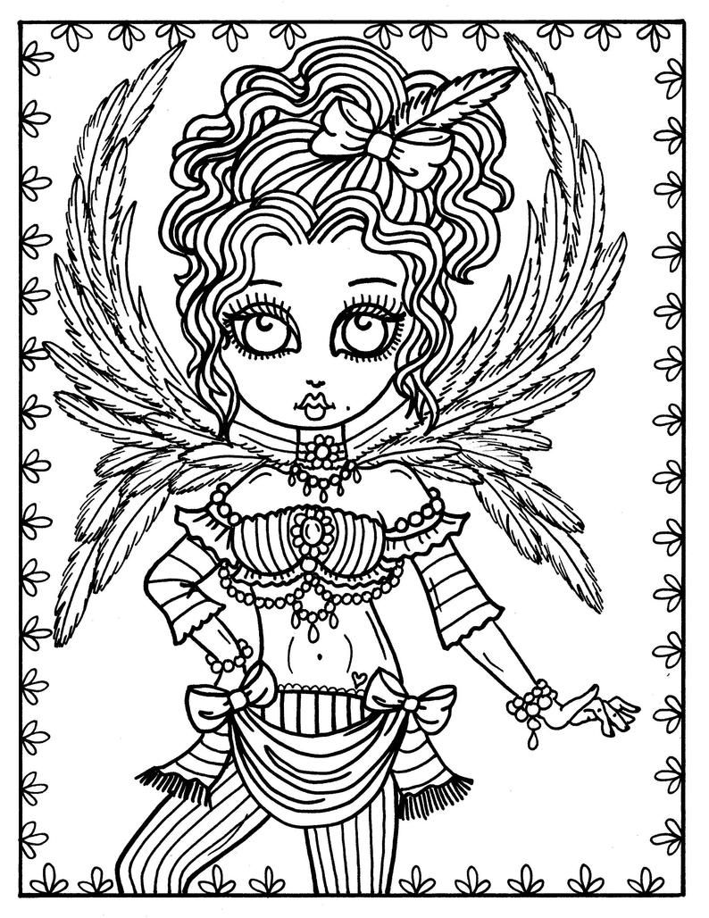 150+ Creepy Gothic Coloring Pages 92