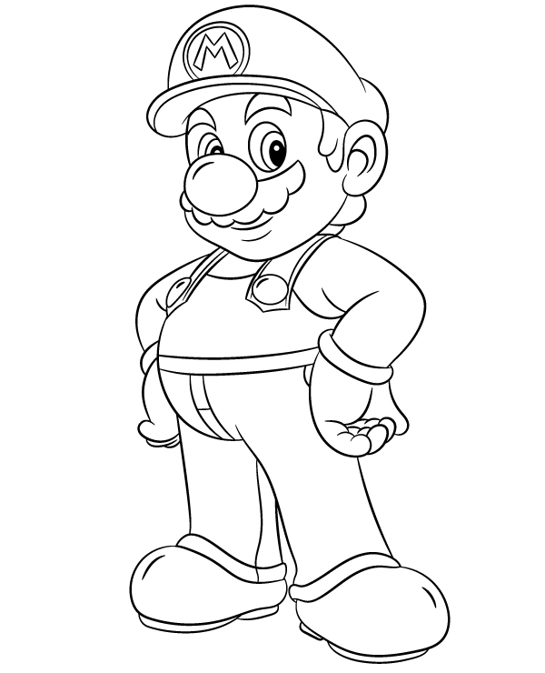 150+ Fun and Free Mario Coloring Pages for Kids 102