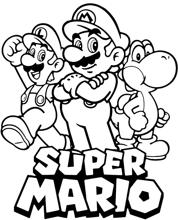 150+ Fun and Free Mario Coloring Pages for Kids 105