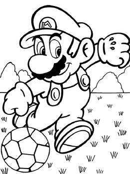 150+ Fun and Free Mario Coloring Pages for Kids 11