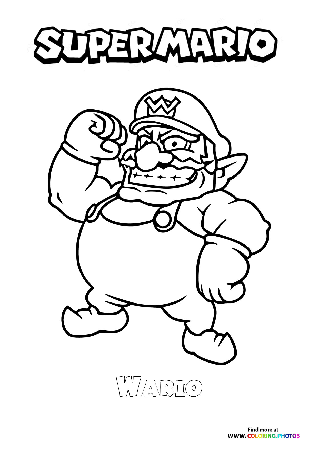 150+ Fun and Free Mario Coloring Pages for Kids 117