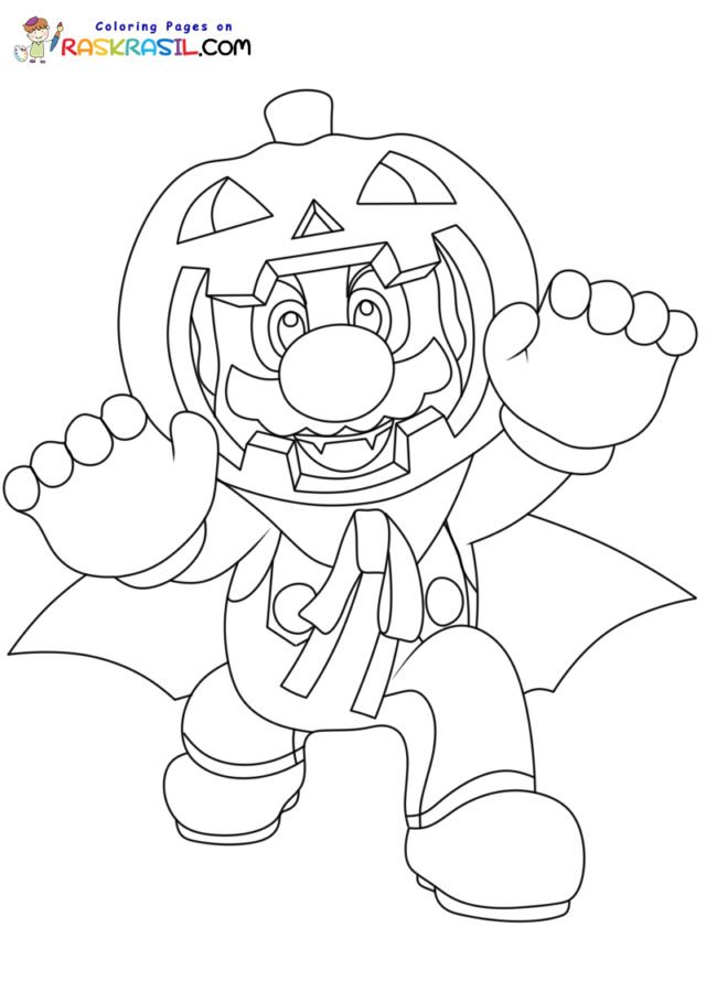 150+ Fun and Free Mario Coloring Pages for Kids 118