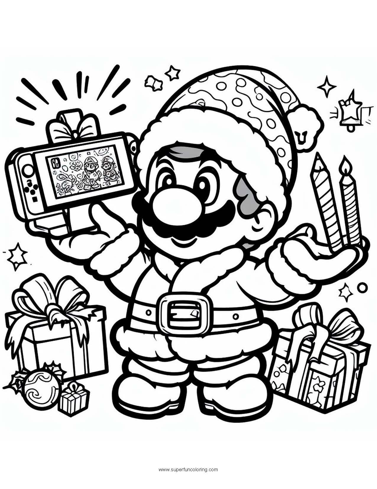 150+ Fun and Free Mario Coloring Pages for Kids 120