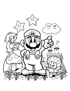 150+ Fun and Free Mario Coloring Pages for Kids 121