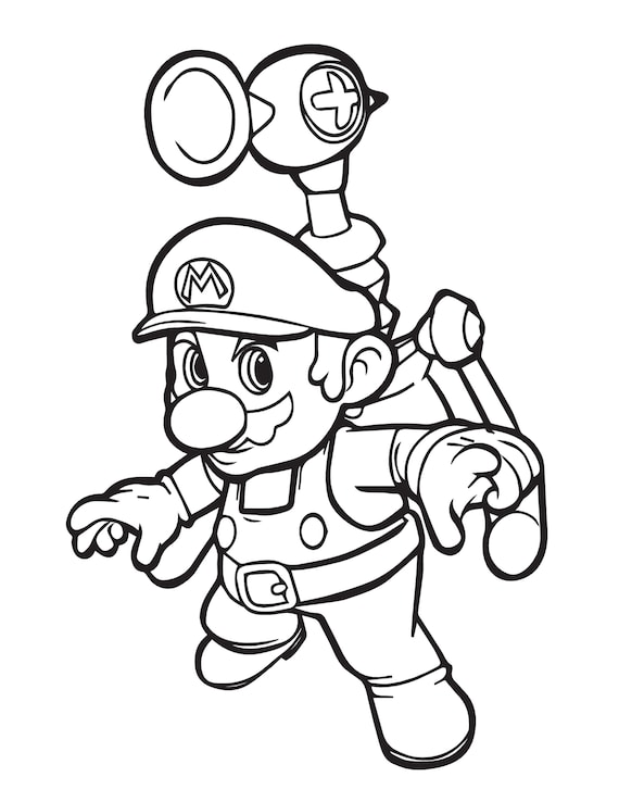 150+ Fun and Free Mario Coloring Pages for Kids 123