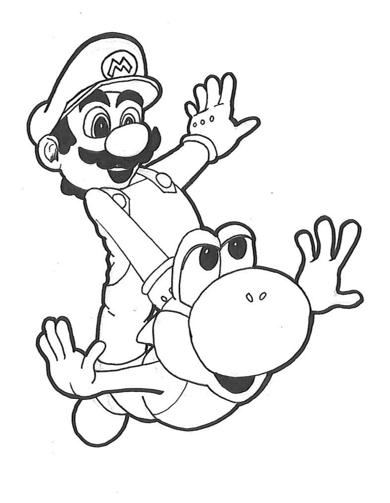 150+ Fun and Free Mario Coloring Pages for Kids 128