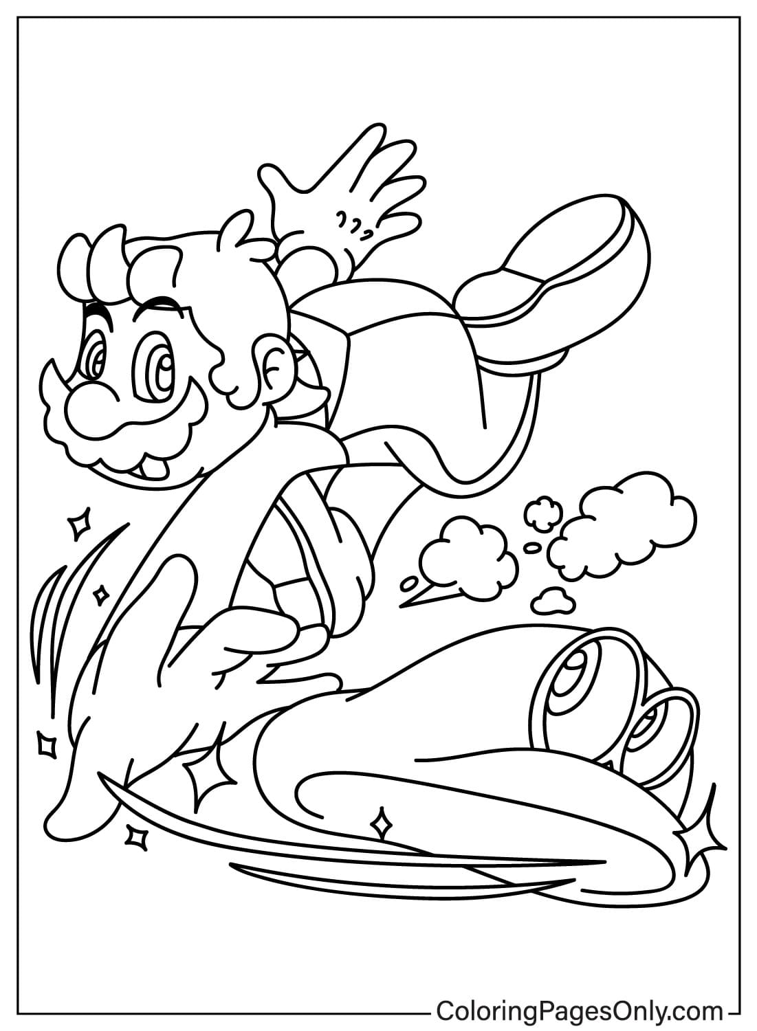 150+ Fun and Free Mario Coloring Pages for Kids 13