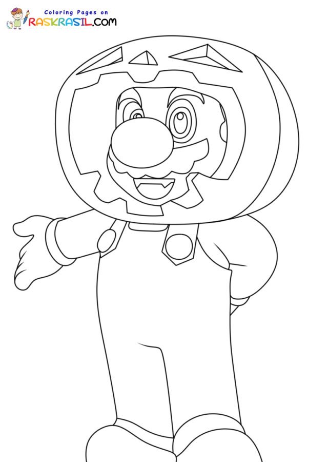 150+ Fun and Free Mario Coloring Pages for Kids 133