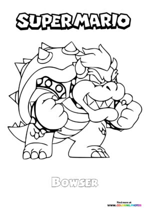 150+ Fun and Free Mario Coloring Pages for Kids 141