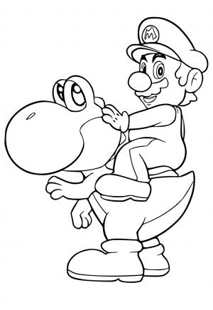 150+ Fun and Free Mario Coloring Pages for Kids 143