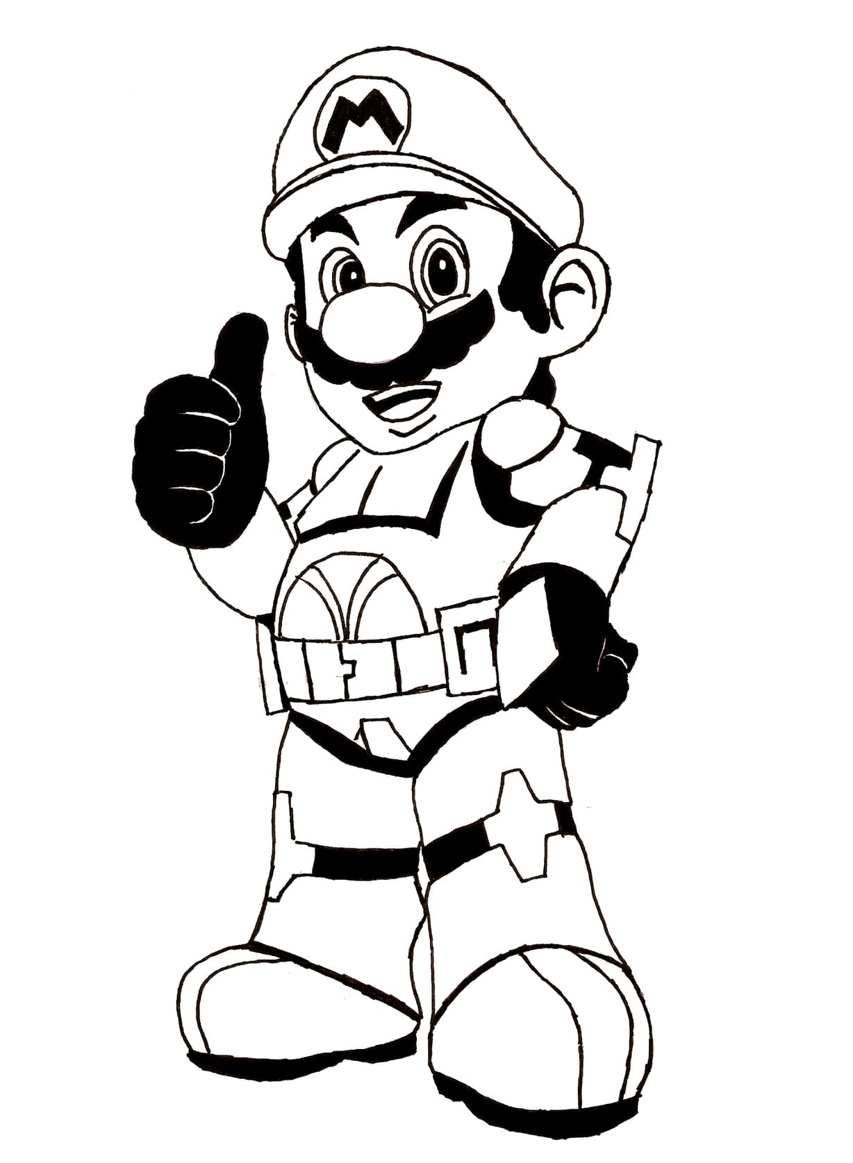 150+ Fun and Free Mario Coloring Pages for Kids 144