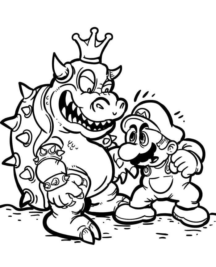 150+ Fun and Free Mario Coloring Pages for Kids 146