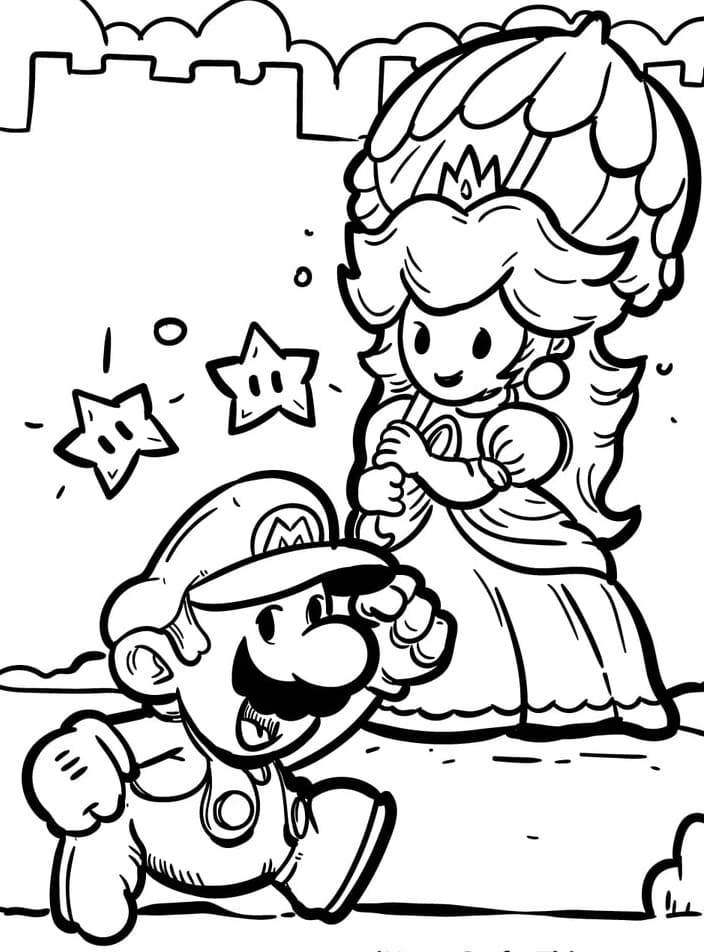 150+ Fun and Free Mario Coloring Pages for Kids 156