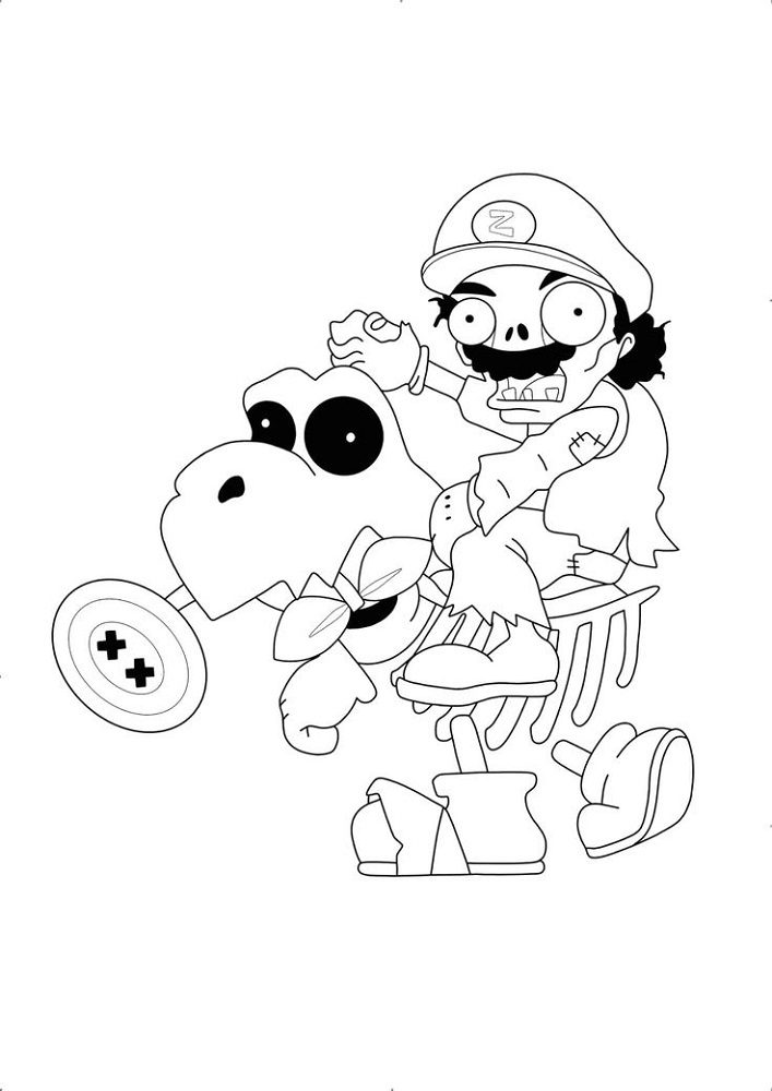 150+ Fun and Free Mario Coloring Pages for Kids 160