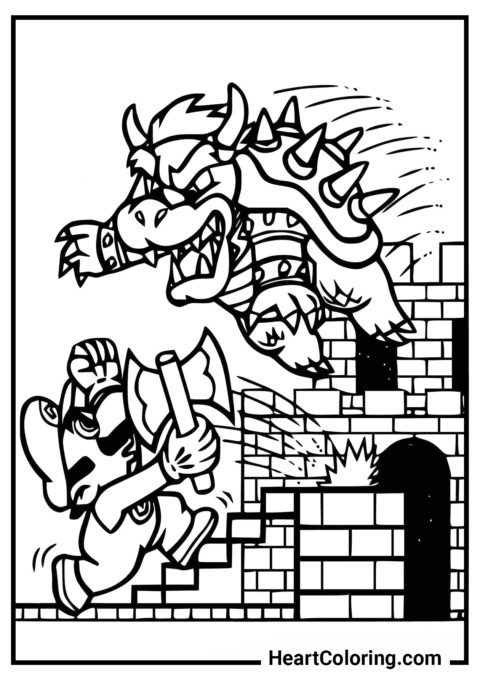 150+ Fun and Free Mario Coloring Pages for Kids 166