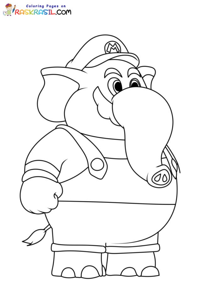 150+ Fun and Free Mario Coloring Pages for Kids 167