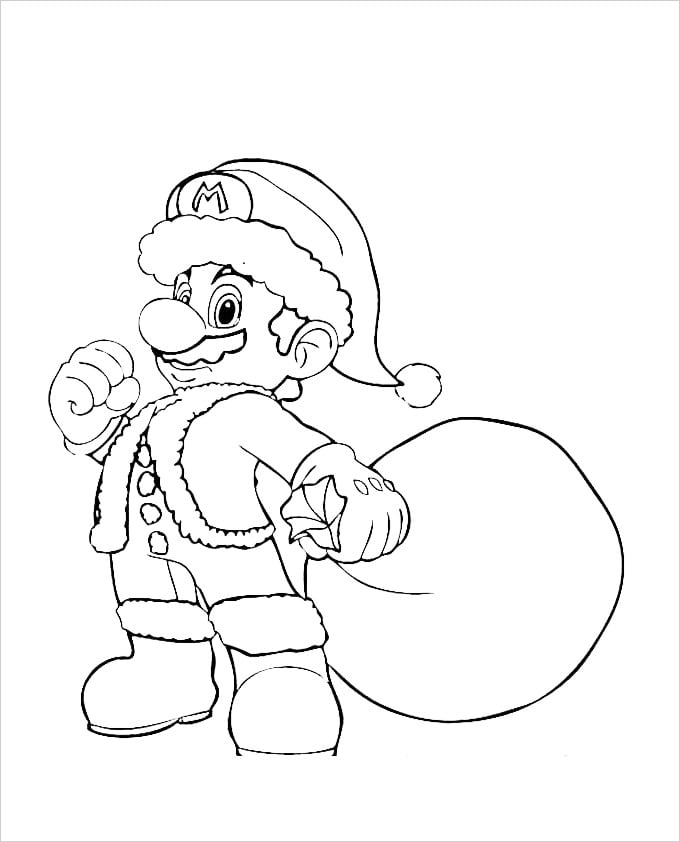 150+ Fun and Free Mario Coloring Pages for Kids 169