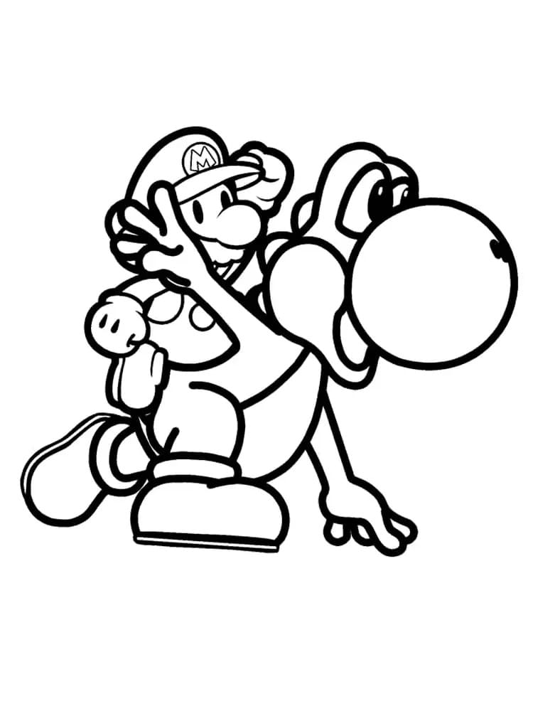 150+ Fun and Free Mario Coloring Pages for Kids 17