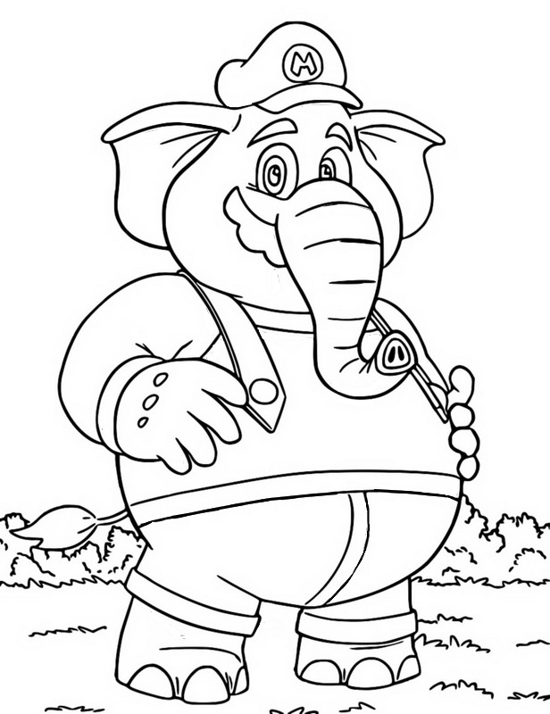 150+ Fun and Free Mario Coloring Pages for Kids 170