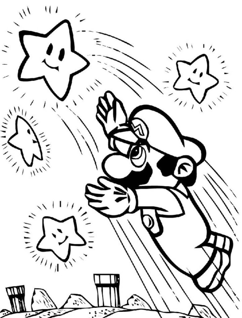 150+ Fun and Free Mario Coloring Pages for Kids 171