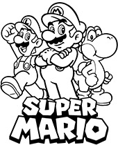 150+ Fun and Free Mario Coloring Pages for Kids 172