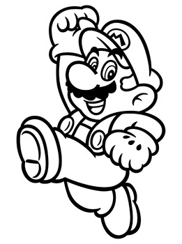 150+ Fun and Free Mario Coloring Pages for Kids 174