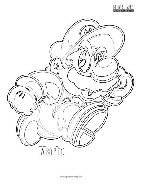 150+ Fun and Free Mario Coloring Pages for Kids 175