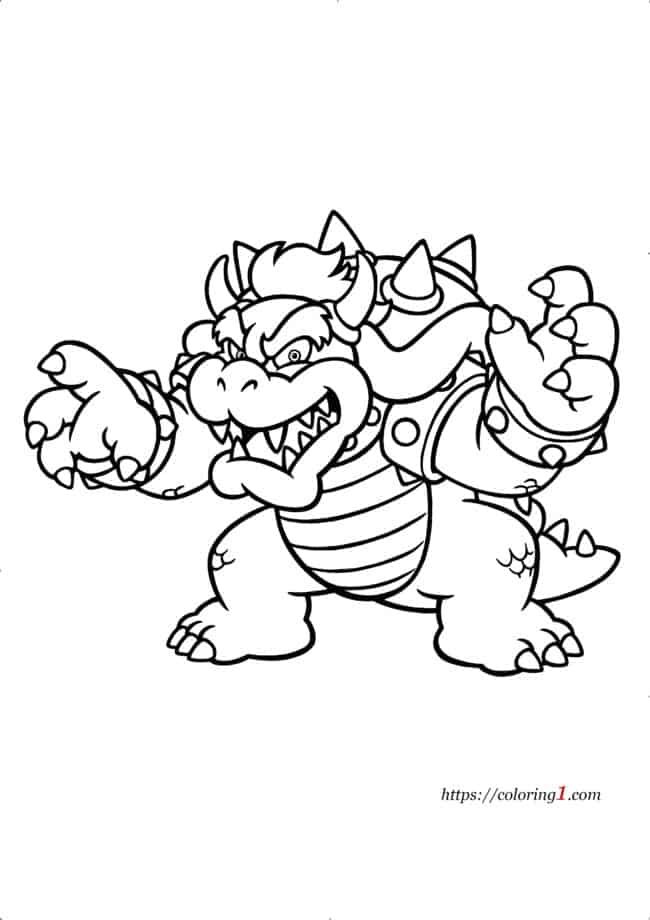 150+ Fun and Free Mario Coloring Pages for Kids 176