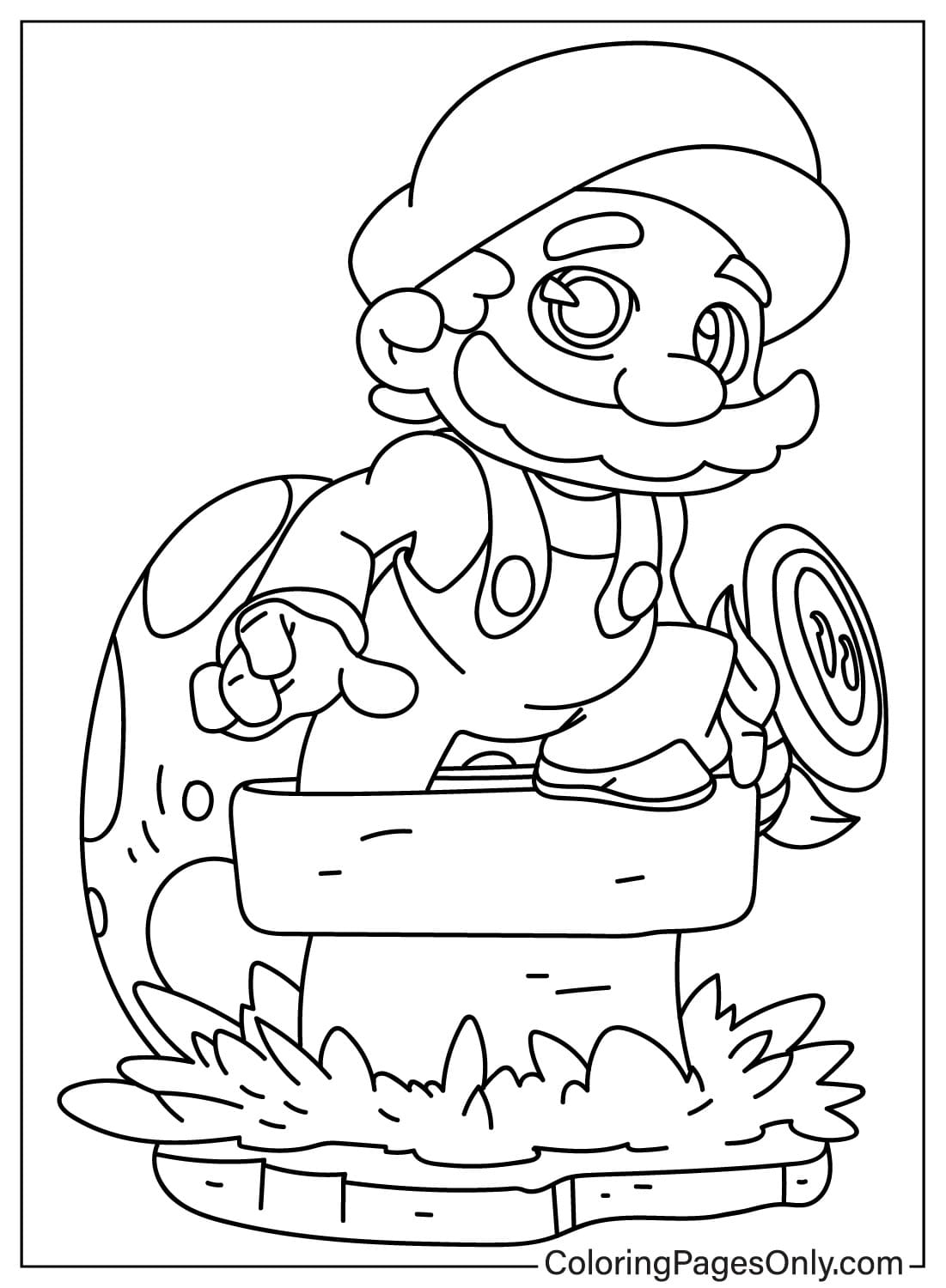 150+ Fun and Free Mario Coloring Pages for Kids 183