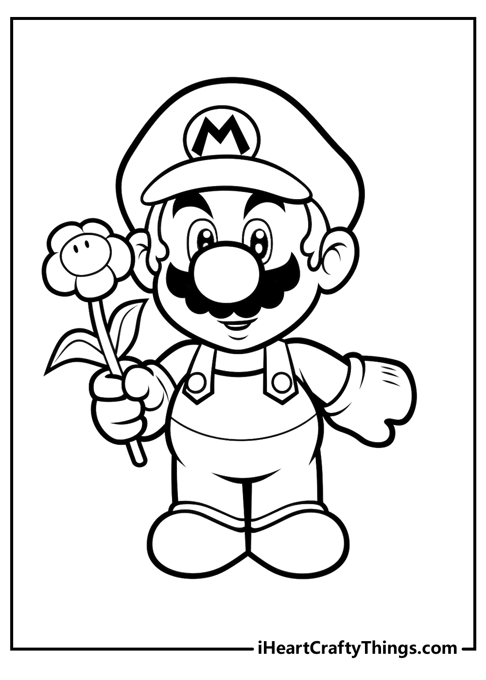 150+ Fun and Free Mario Coloring Pages for Kids 185