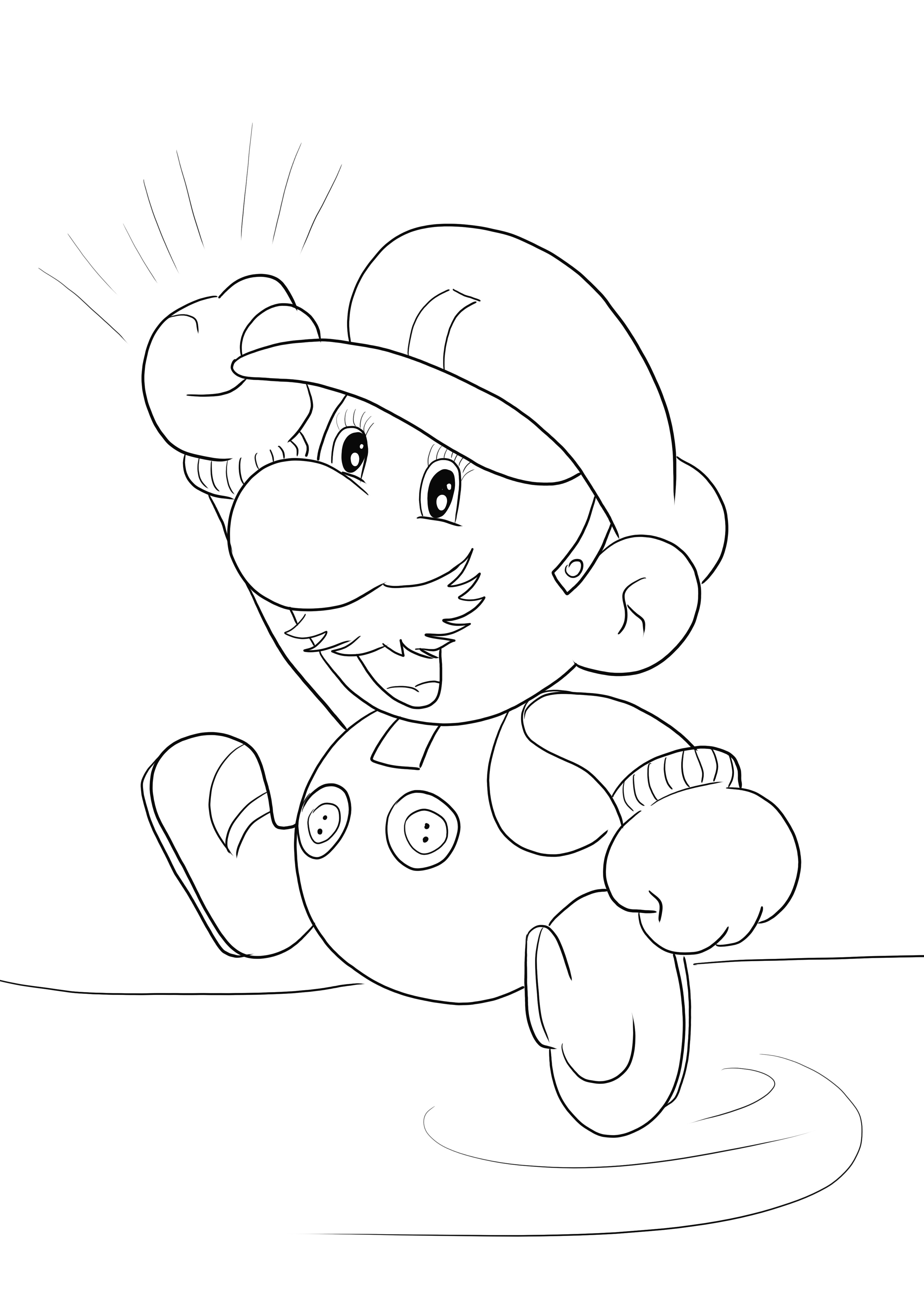 150+ Fun and Free Mario Coloring Pages for Kids 187