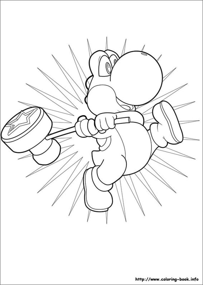 150+ Fun and Free Mario Coloring Pages for Kids 19