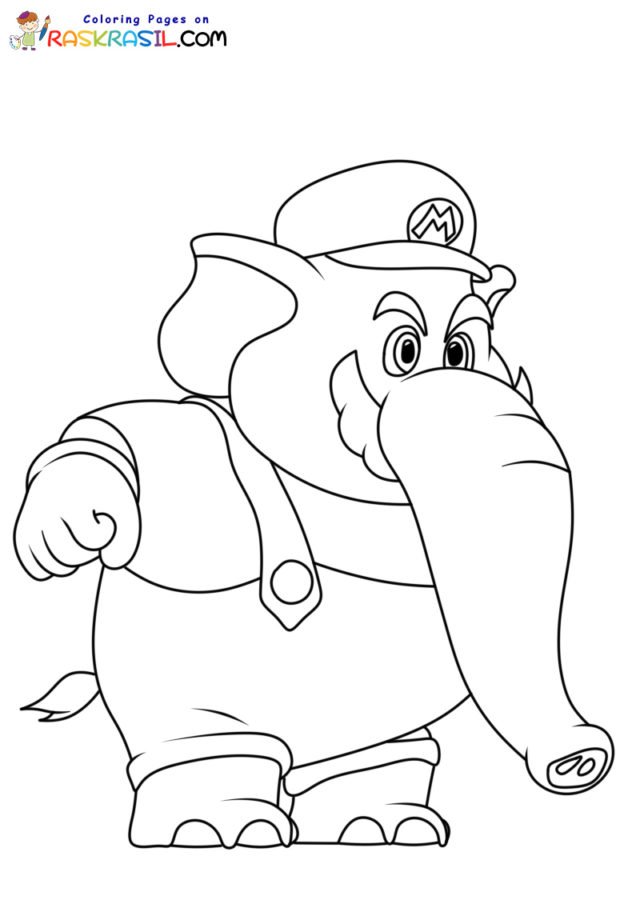 150+ Fun and Free Mario Coloring Pages for Kids 2