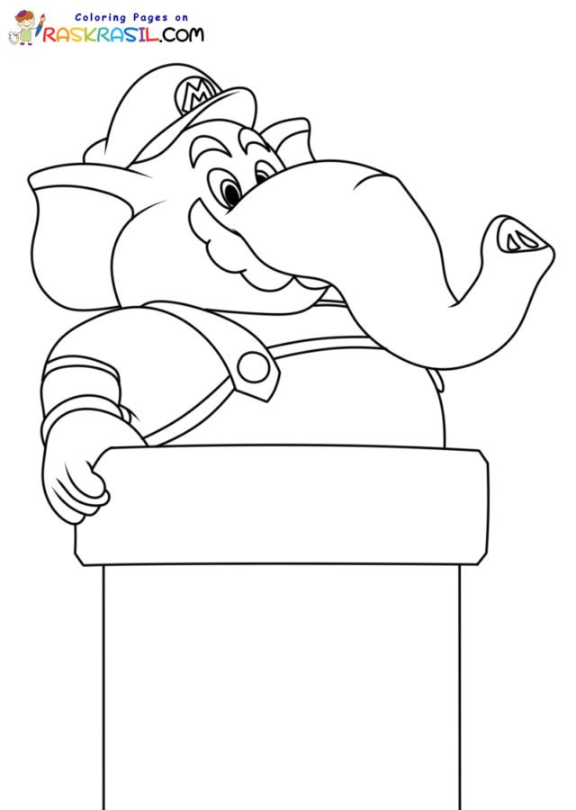 150+ Fun and Free Mario Coloring Pages for Kids 20