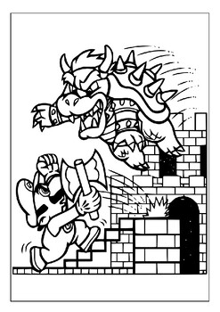 150+ Fun and Free Mario Coloring Pages for Kids 25