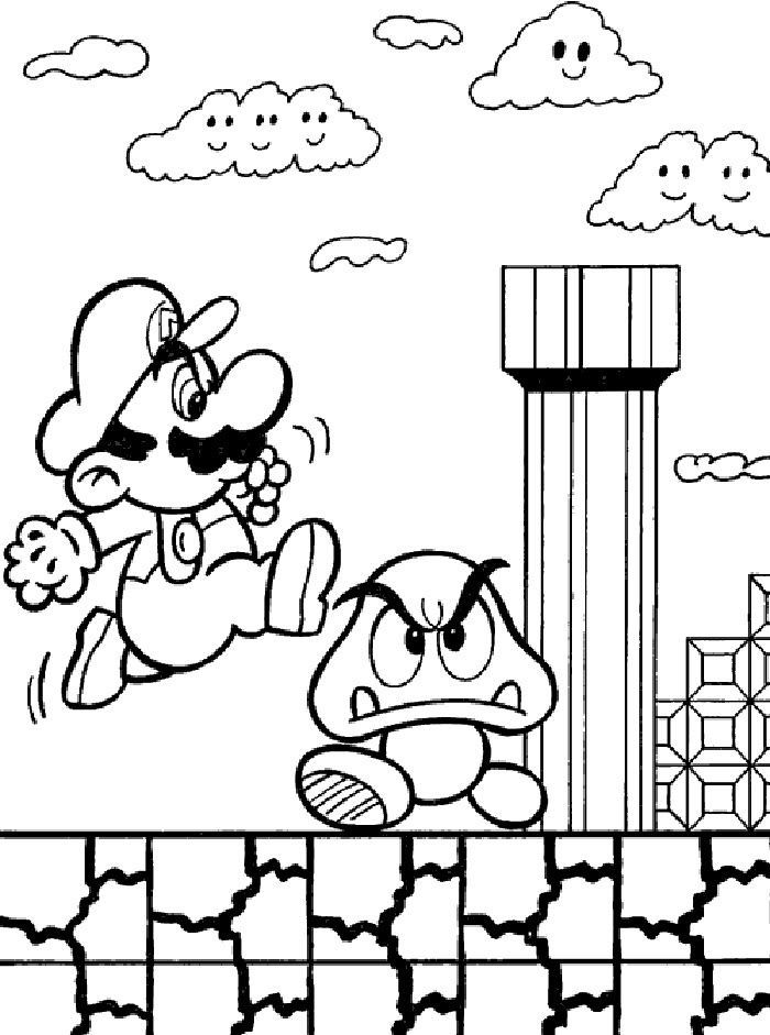 150+ Fun and Free Mario Coloring Pages for Kids 29