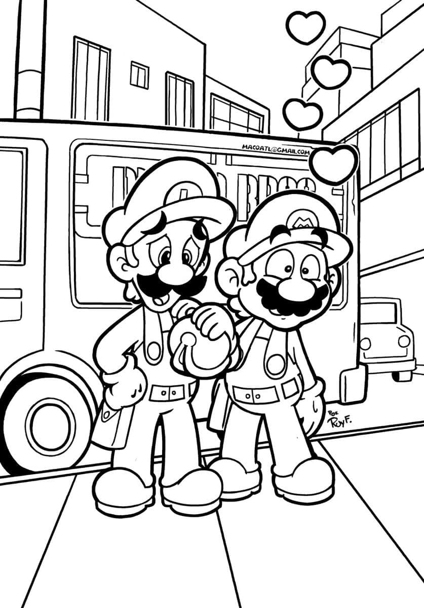 150+ Fun and Free Mario Coloring Pages for Kids 30