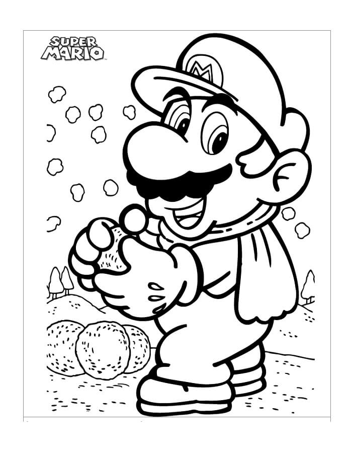 150+ Fun and Free Mario Coloring Pages for Kids 31