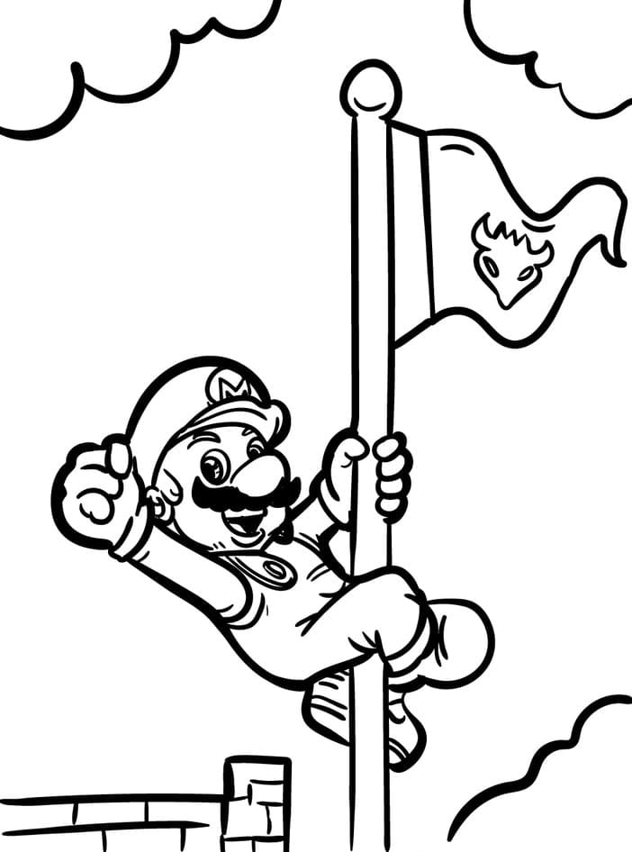 150+ Fun and Free Mario Coloring Pages for Kids 40